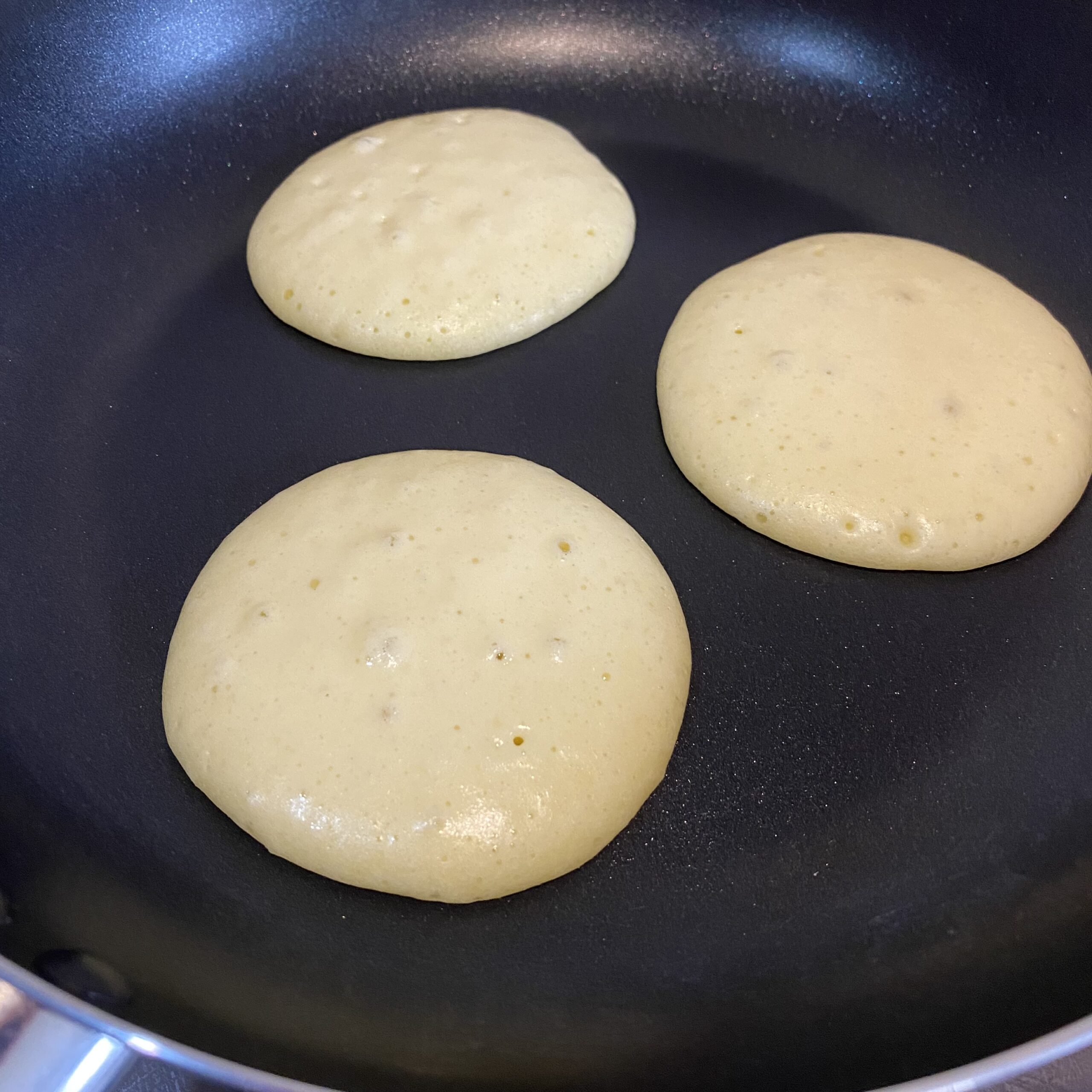 mini pancake gamberi e salmone